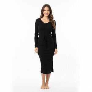 black maxi glitter dress Patou